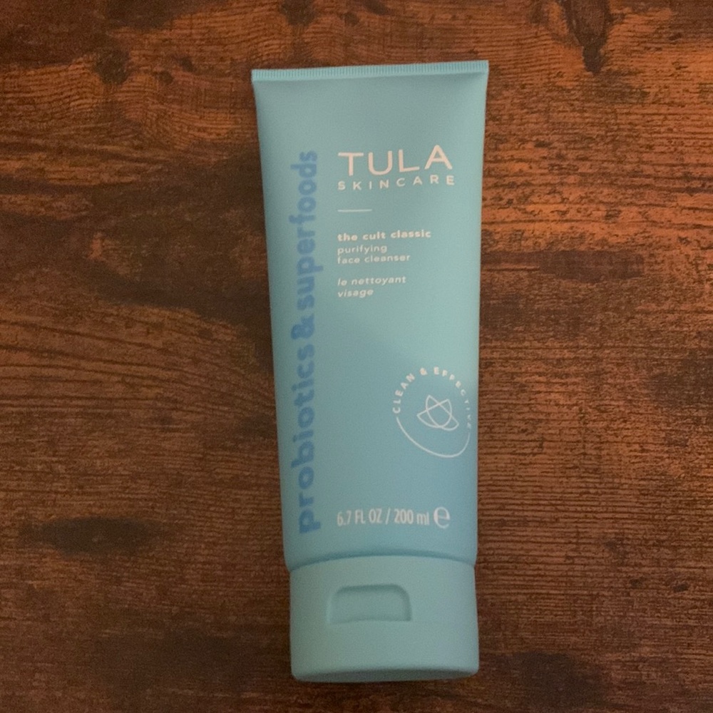 TULA skincare purifying face cleanser probiotic